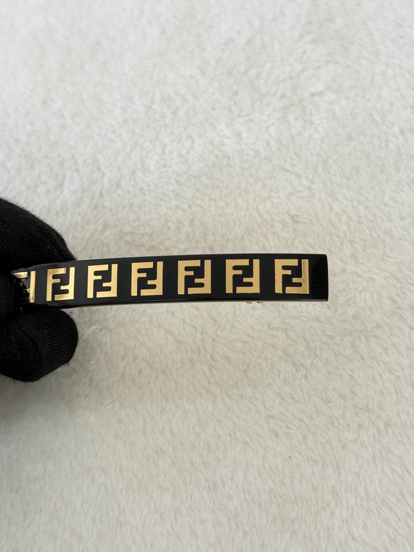 FENDI Zucca Hair Clip