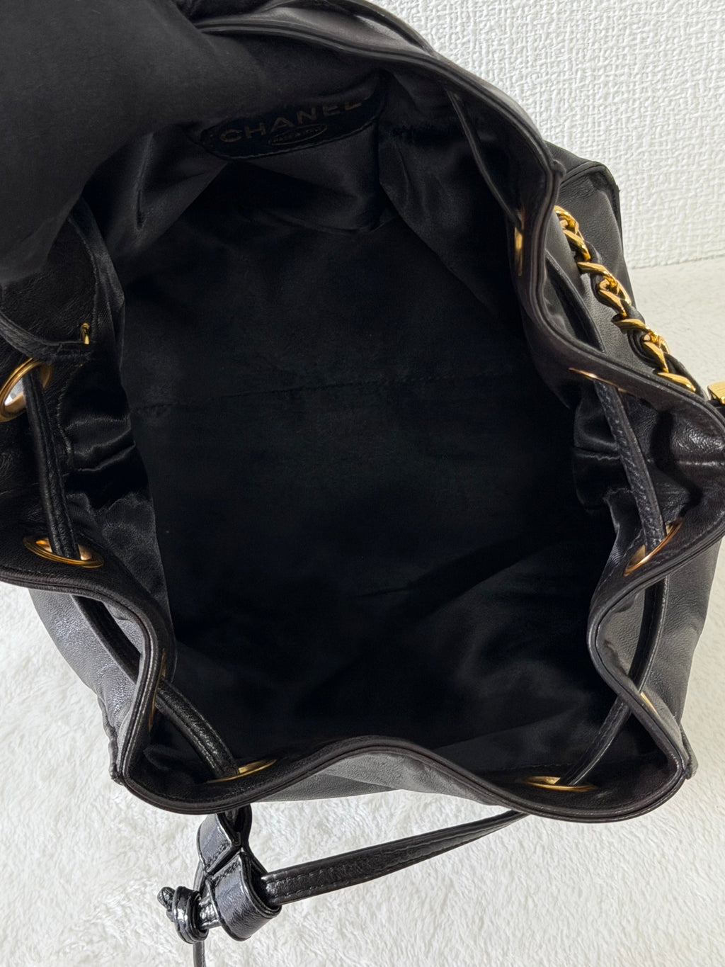 CHANEL Genuine Bucket Shoulderbag