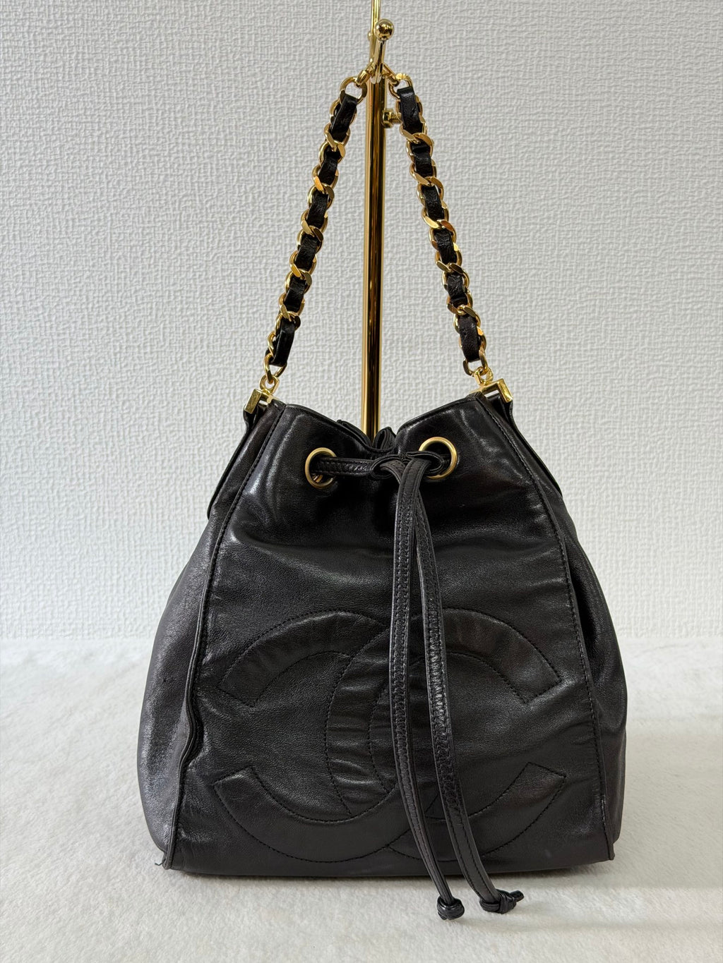 CHANEL Genuine Bucket Shoulderbag