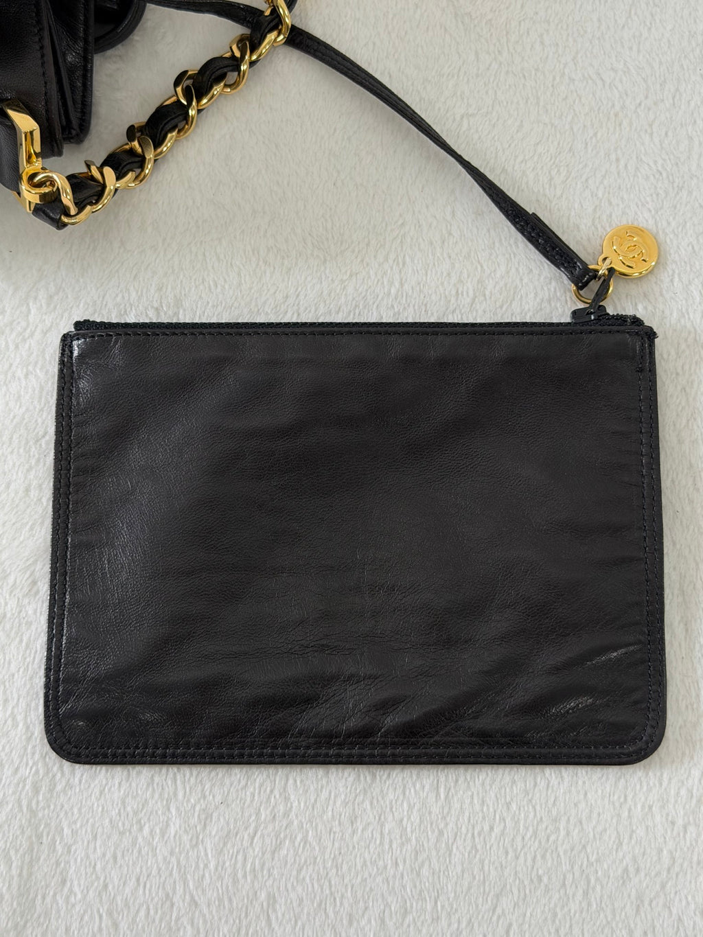 CHANEL Genuine Bucket Shoulderbag
