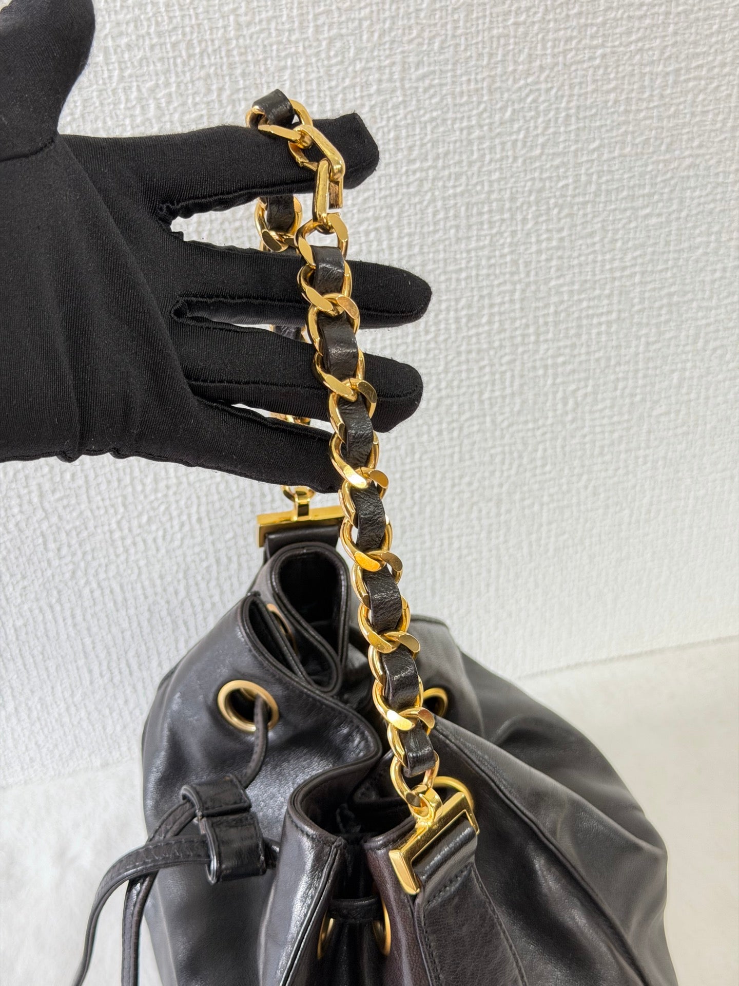CHANEL Genuine Bucket Shoulderbag