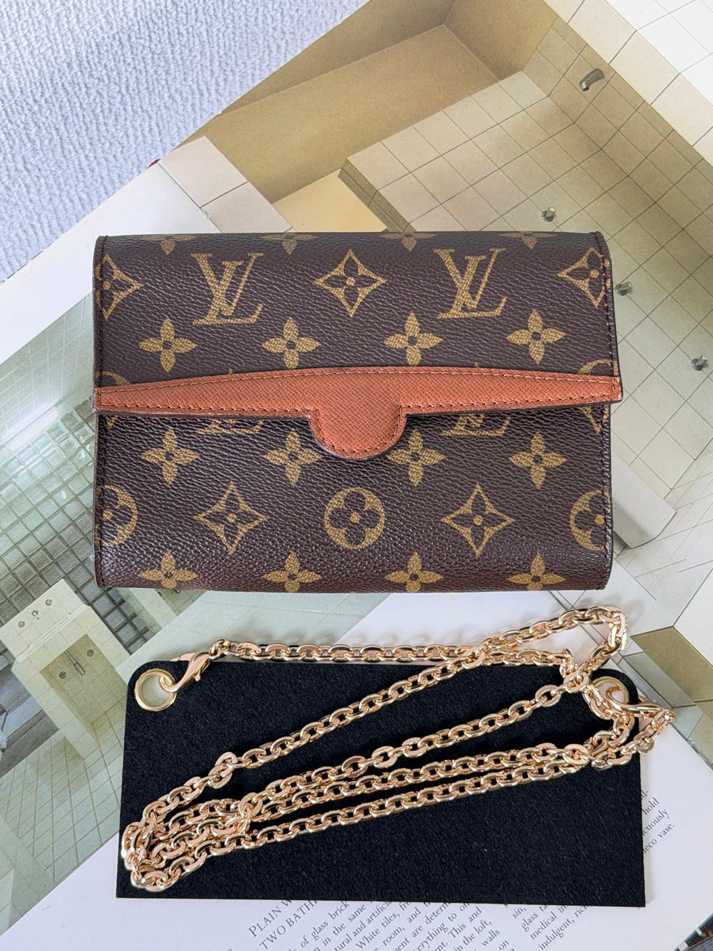 LOUIS VUITTON Monogram 2WAY Wallet