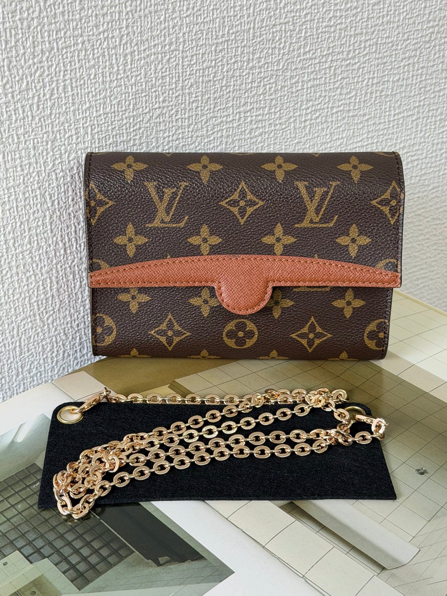 LOUIS VUITTON Monogram 2WAY Wallet