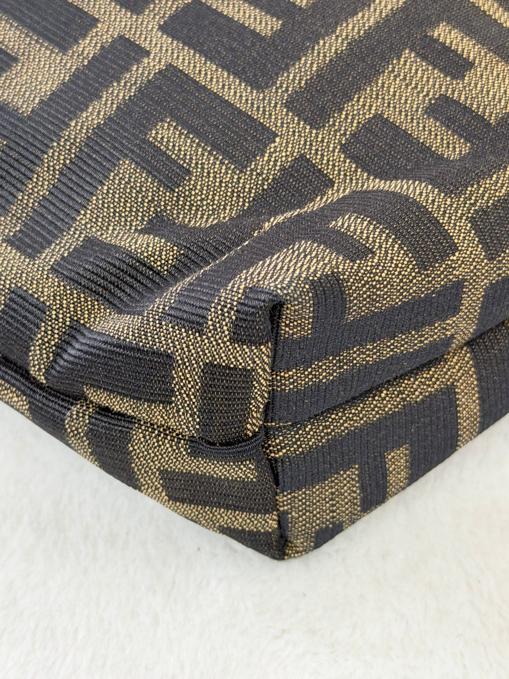 FENDI Zucca V-shape Handbag