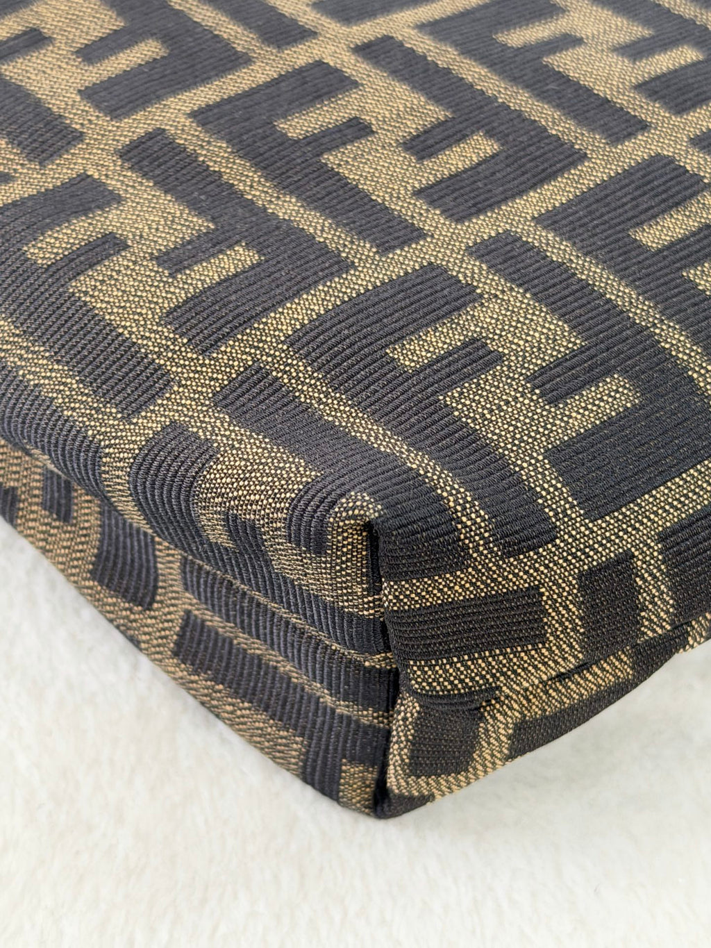 FENDI Zucca V-shape Handbag