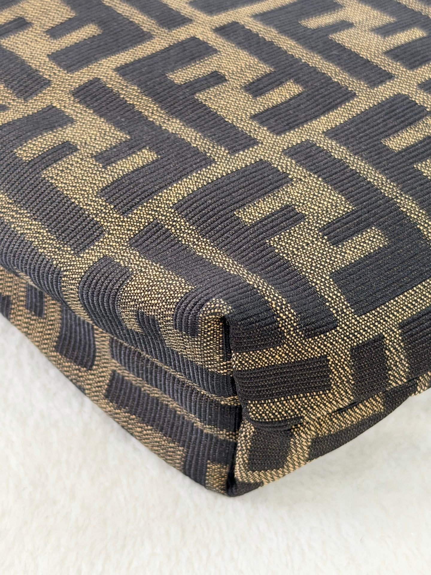 FENDI Zucca V-shape Handbag