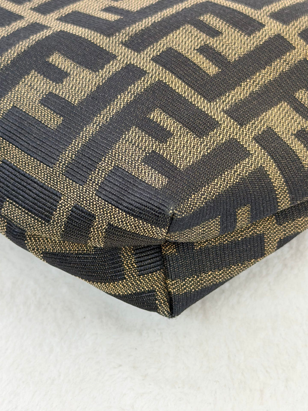 FENDI Zucca V-shape Handbag