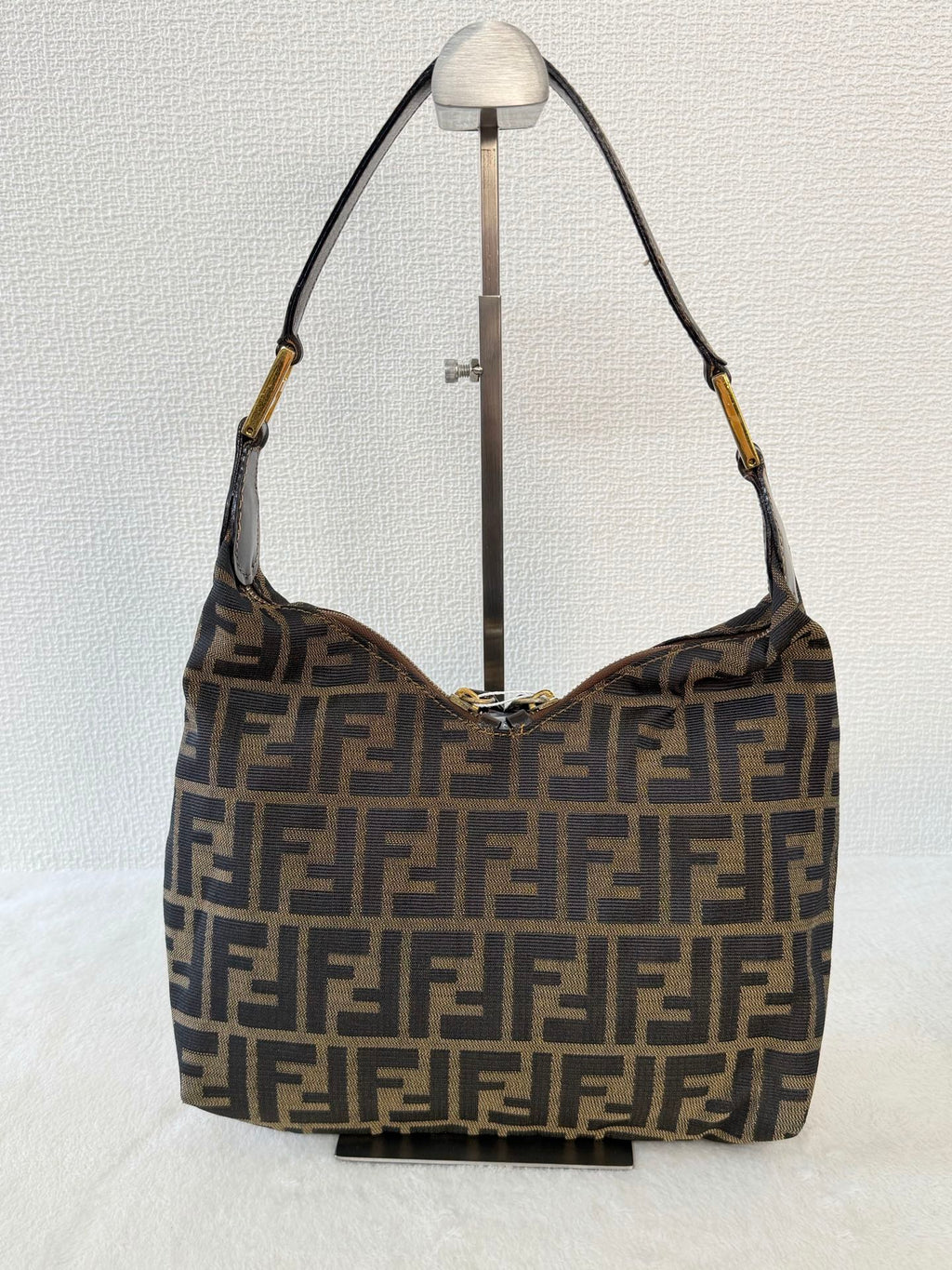 FENDI Zucca V-shape Handbag