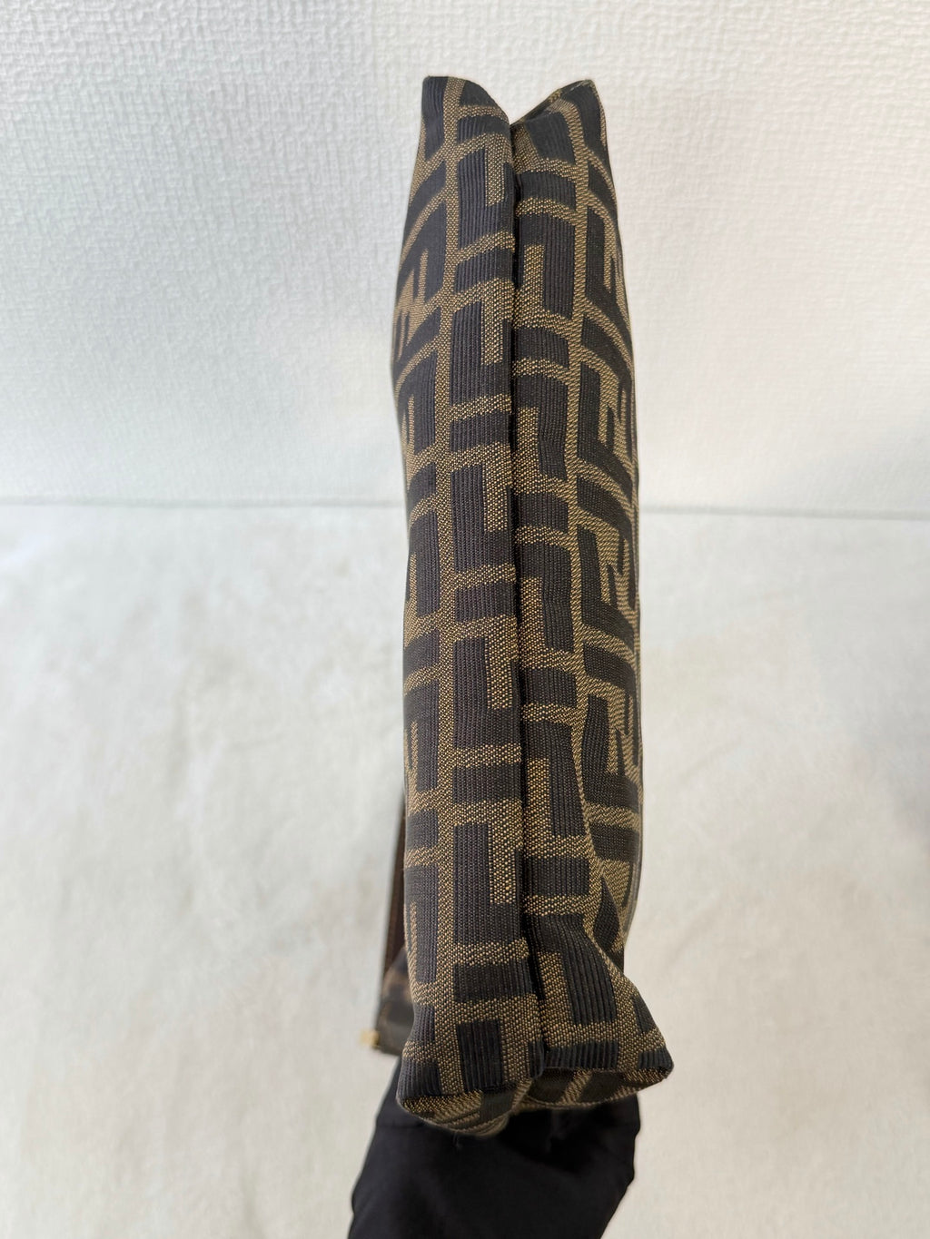 FENDI Zucca V-shape Handbag