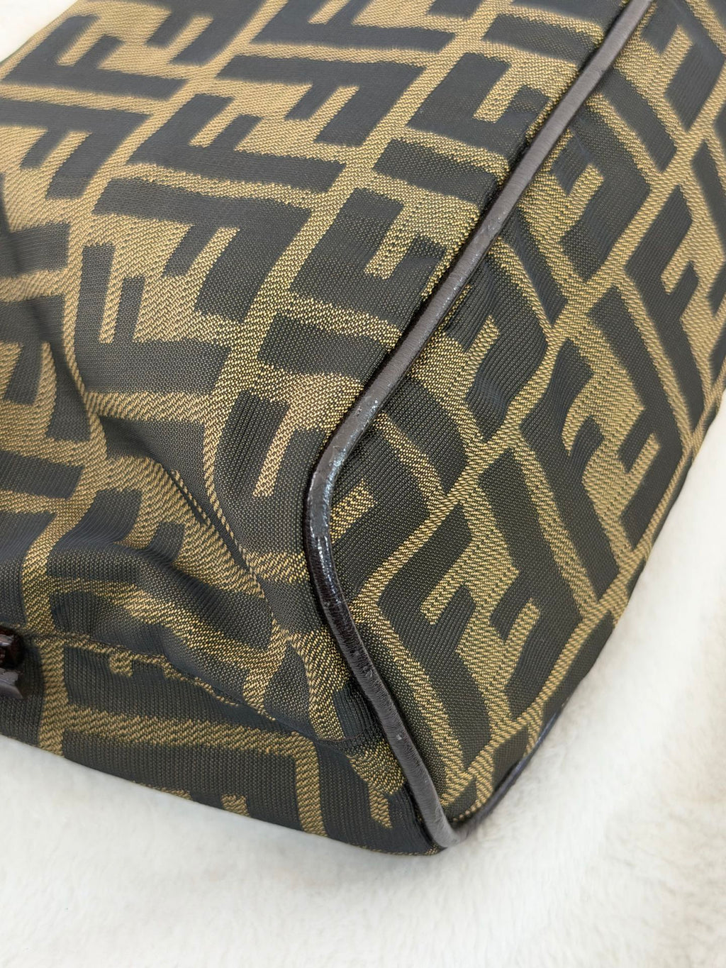 FENDI Zucca Baguette Handbag