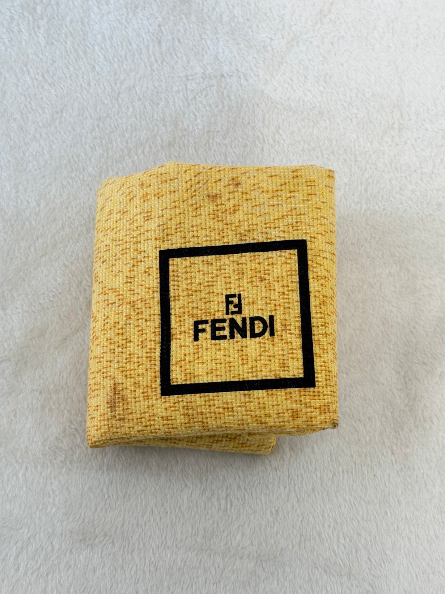 FENDI Zucca Baguette Handbag
