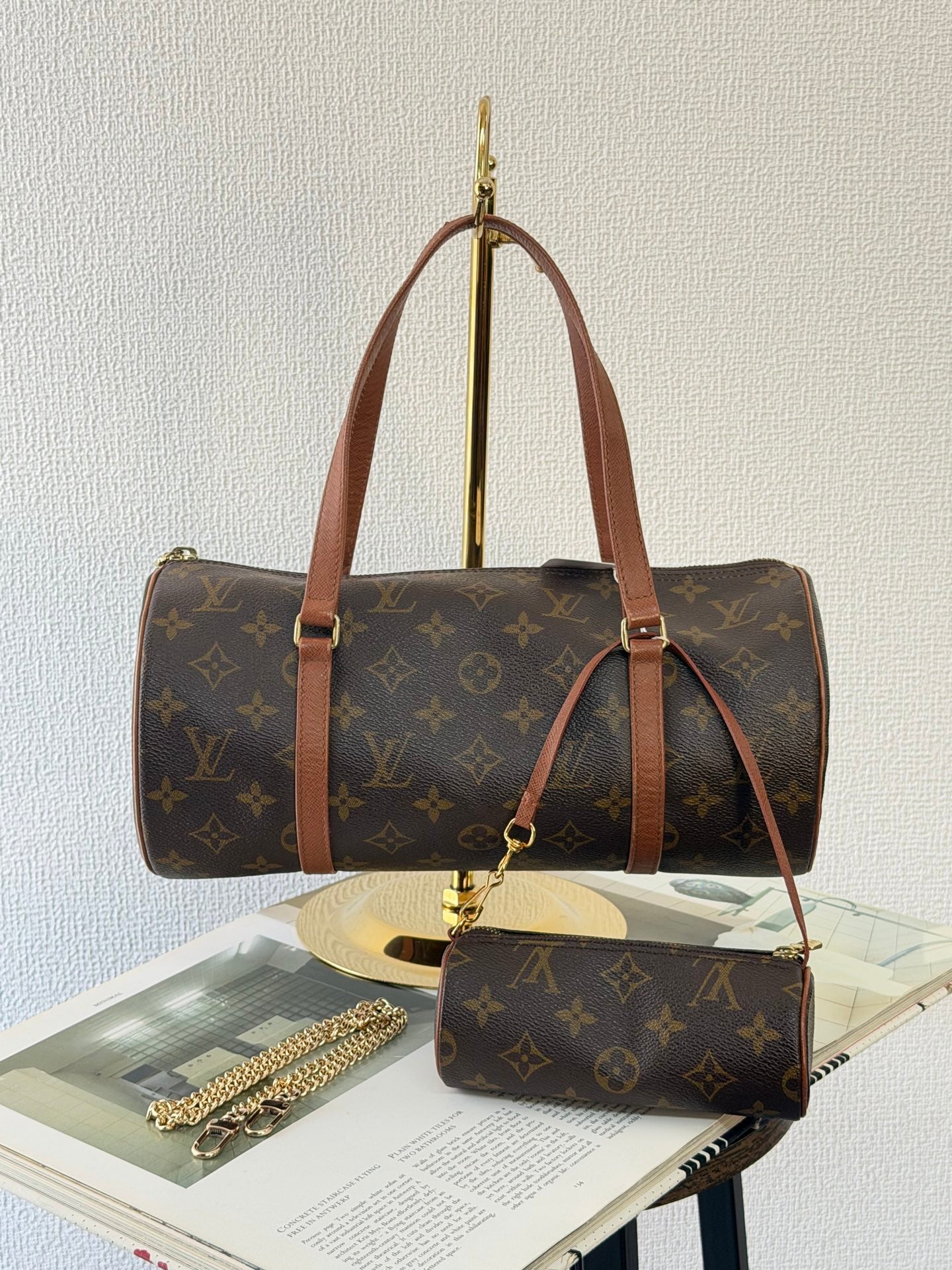 LOUIS VUITTON Monogram Pappillion Handbag