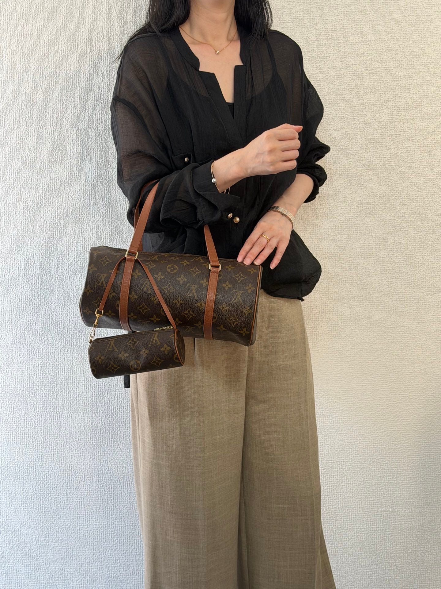 LOUIS VUITTON Monogram Pappillion Handbag