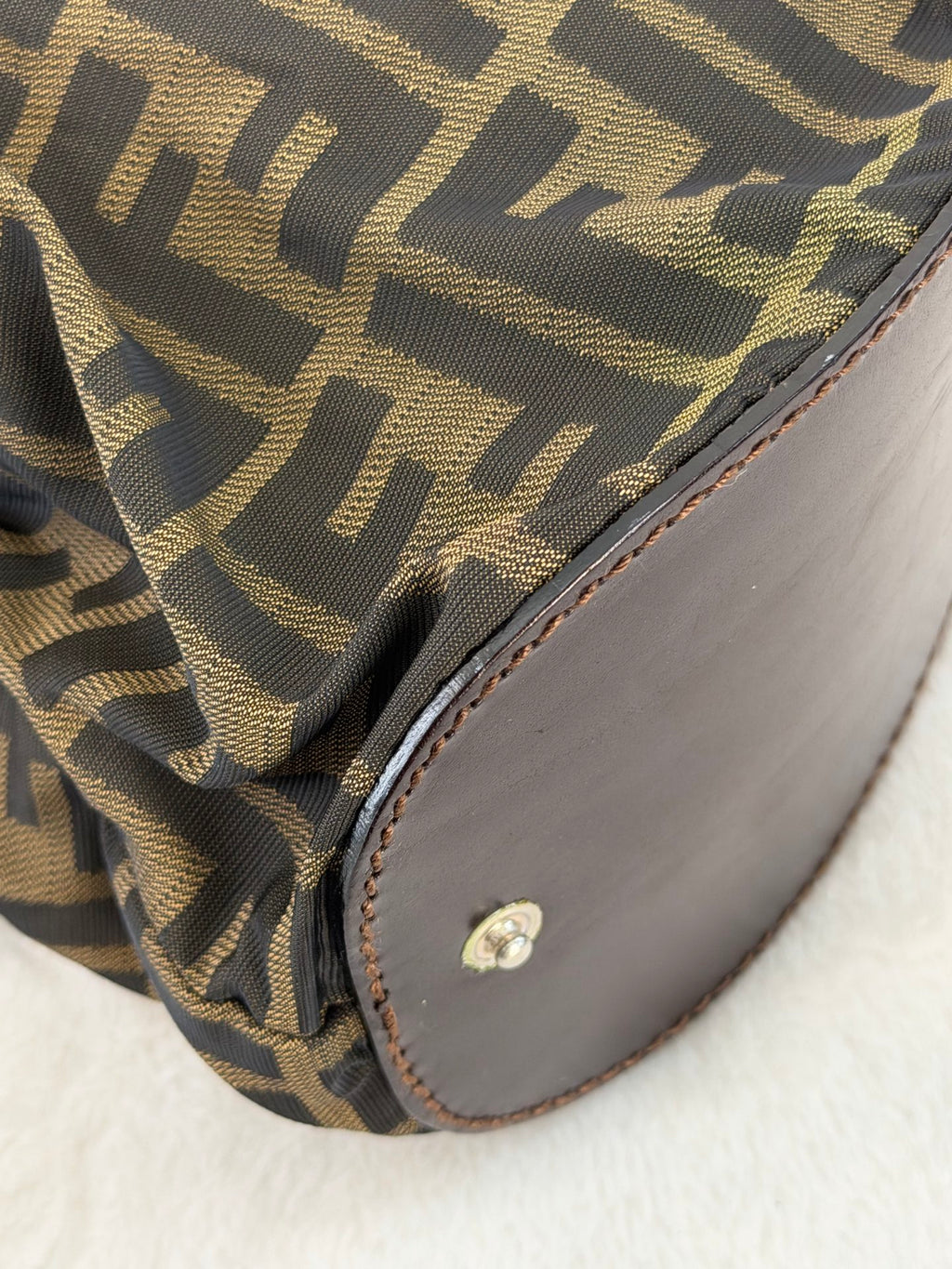 FENDI Zucca Genuine-handle Handbag
