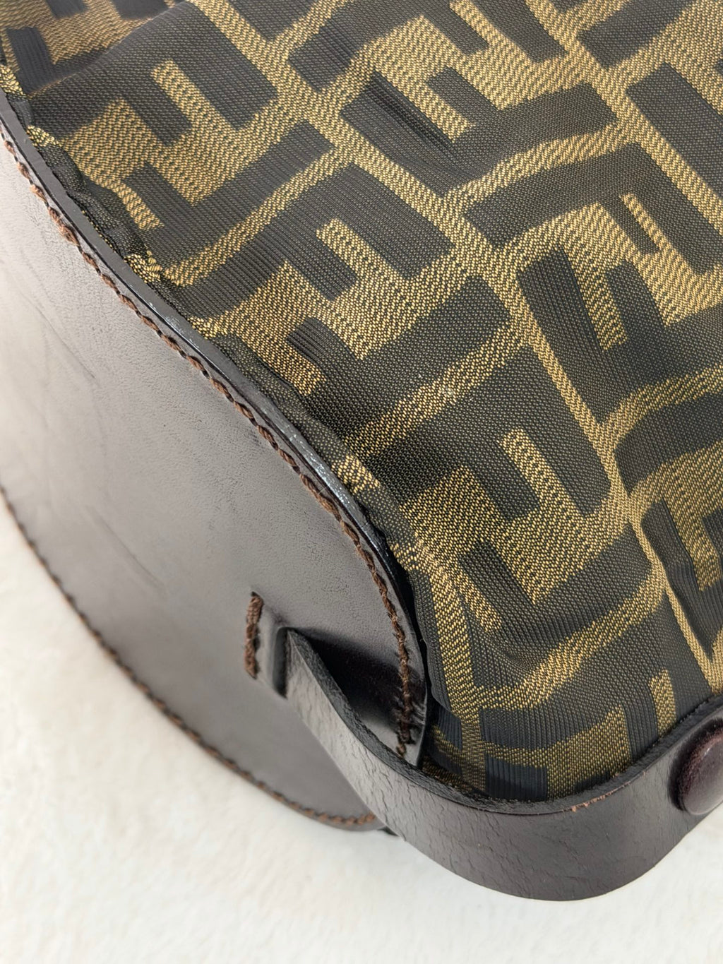 FENDI Zucca Genuine-handle Handbag