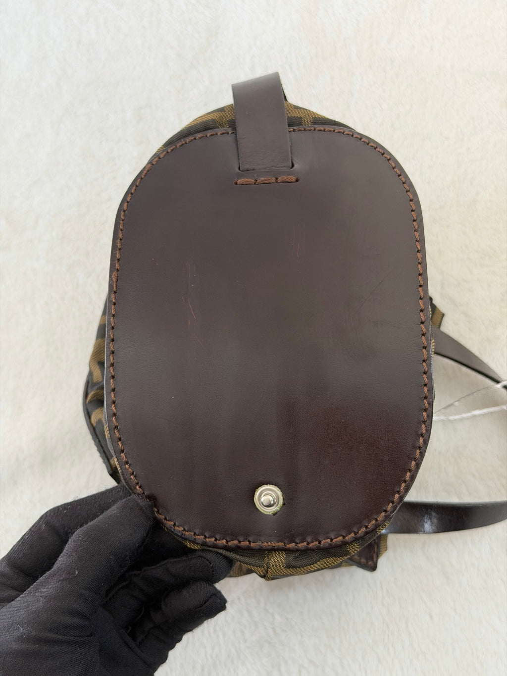 FENDI Zucca Genuine-handle Handbag