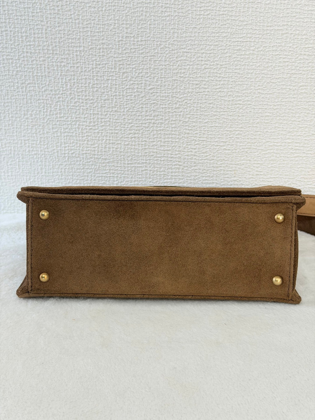 CHANEL Quilted Suede Shoulderbag
