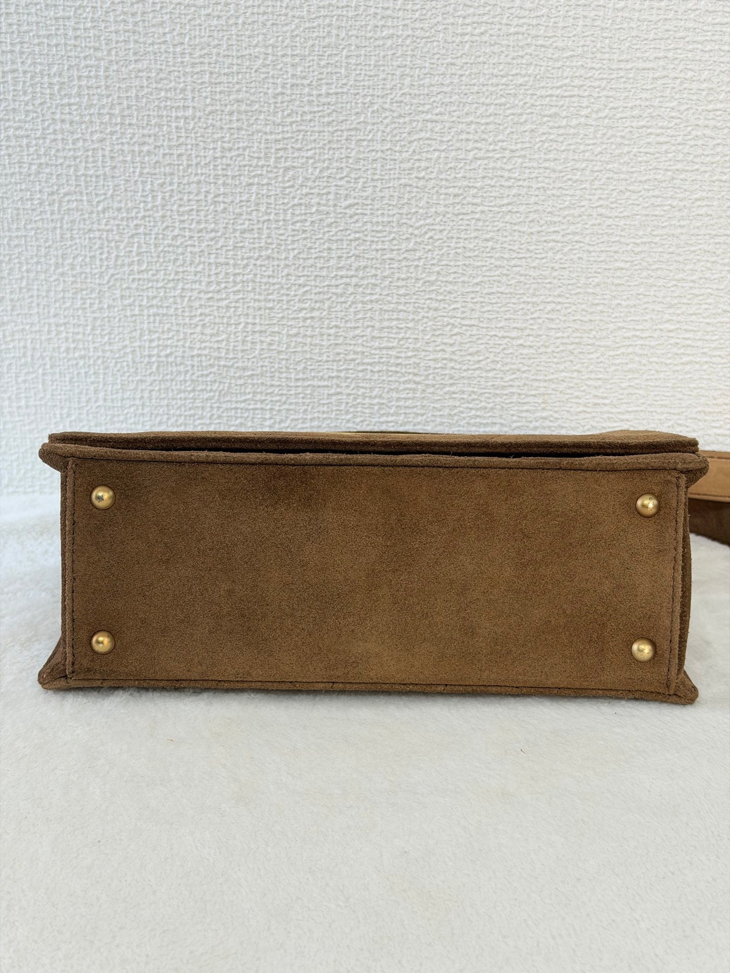 CHANEL Quilted Suede Shoulderbag