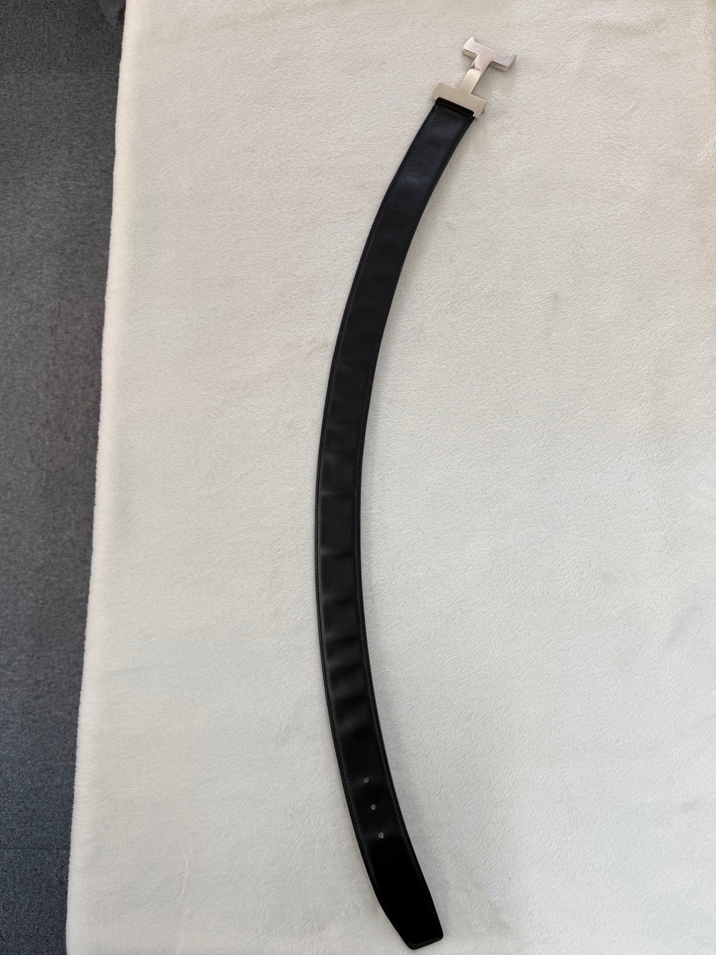 HERMES H Logo Genuine Belt