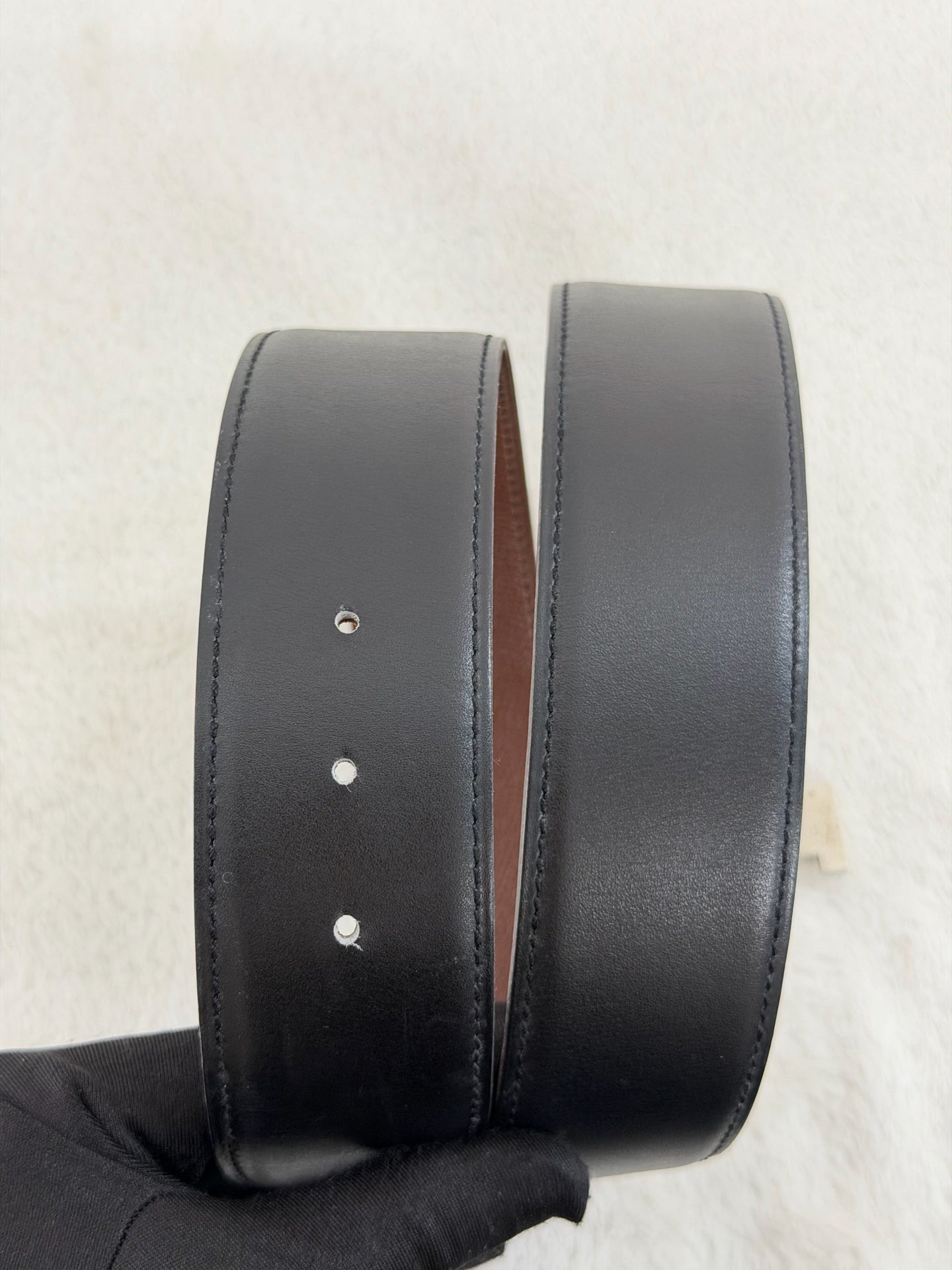 HERMES H Logo Genuine Belt