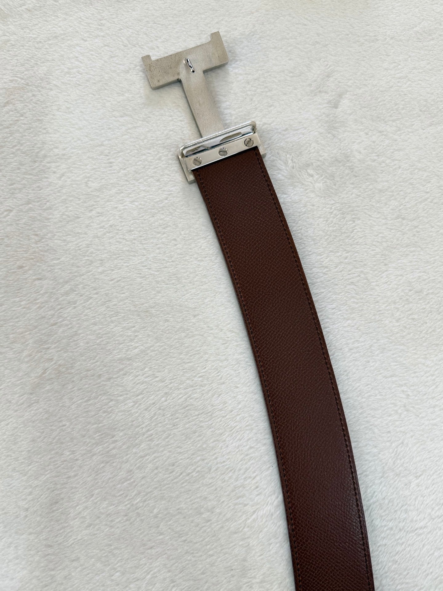 HERMES H Logo Genuine Belt