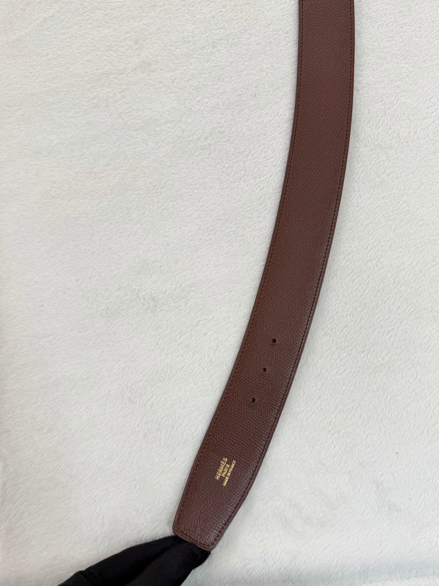 HERMES H Logo Genuine Belt