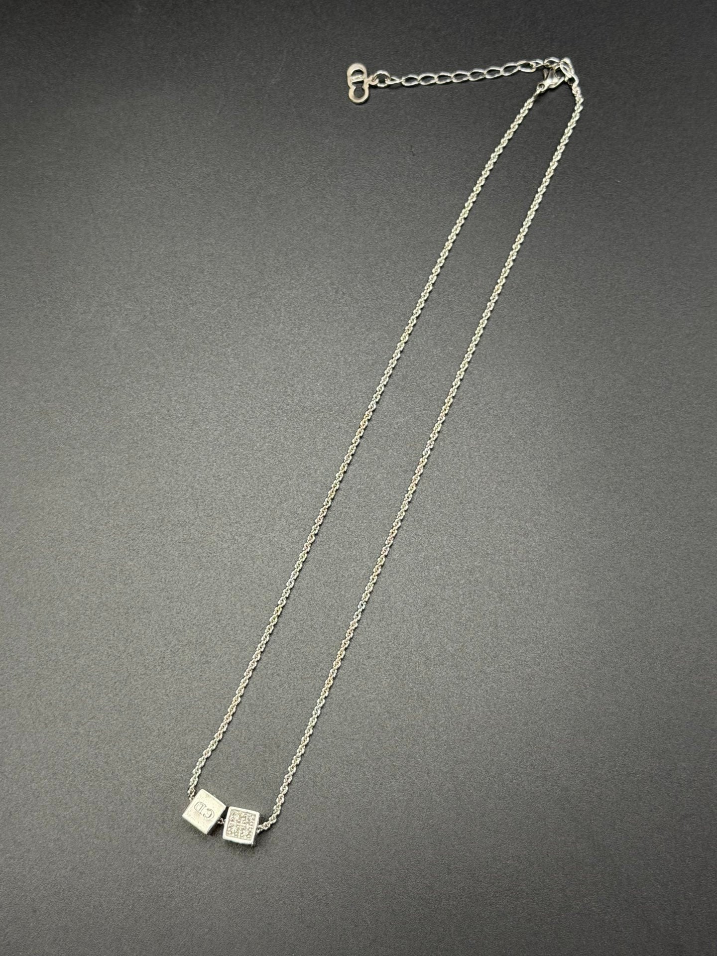 Dior CD Dice Necklace