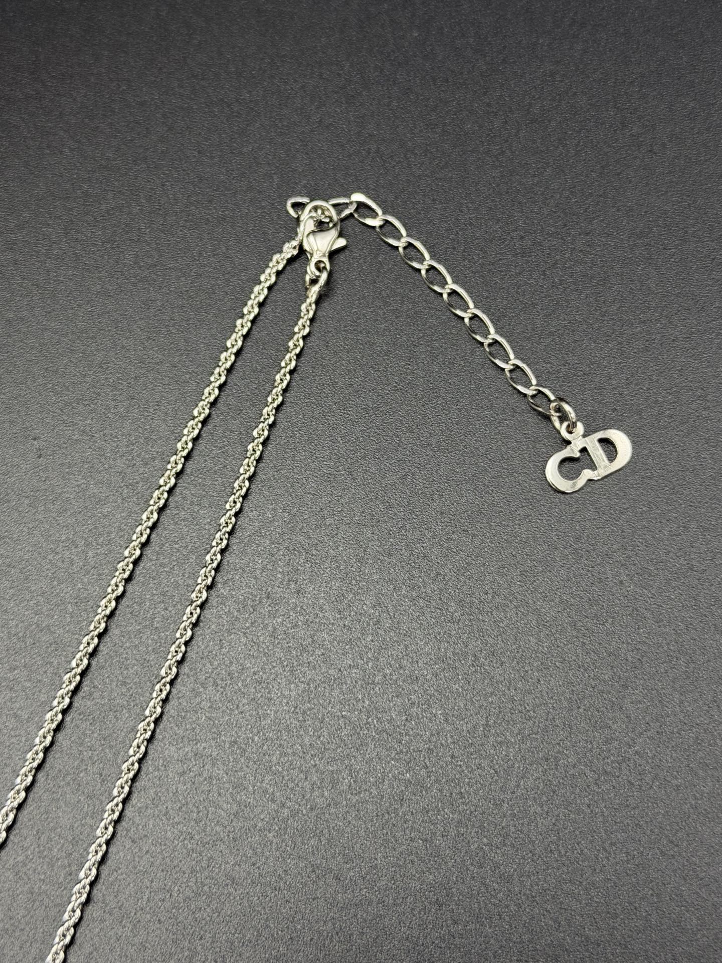 Dior CD Dice Necklace