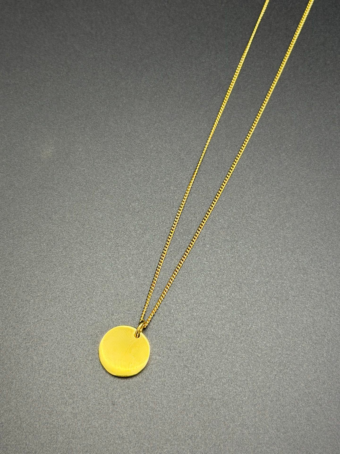 Dior Letter Medallion Necklace