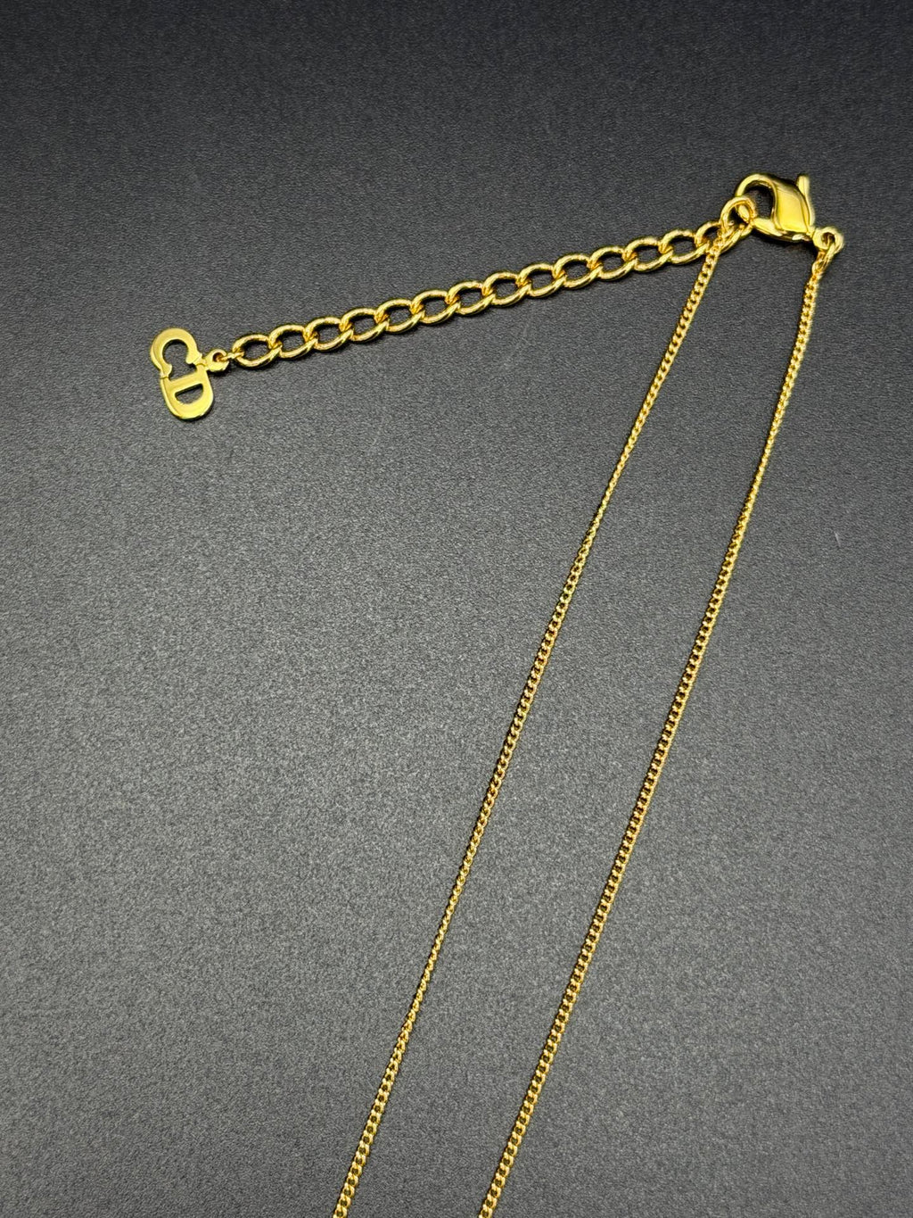 Dior Letter Medallion Necklace