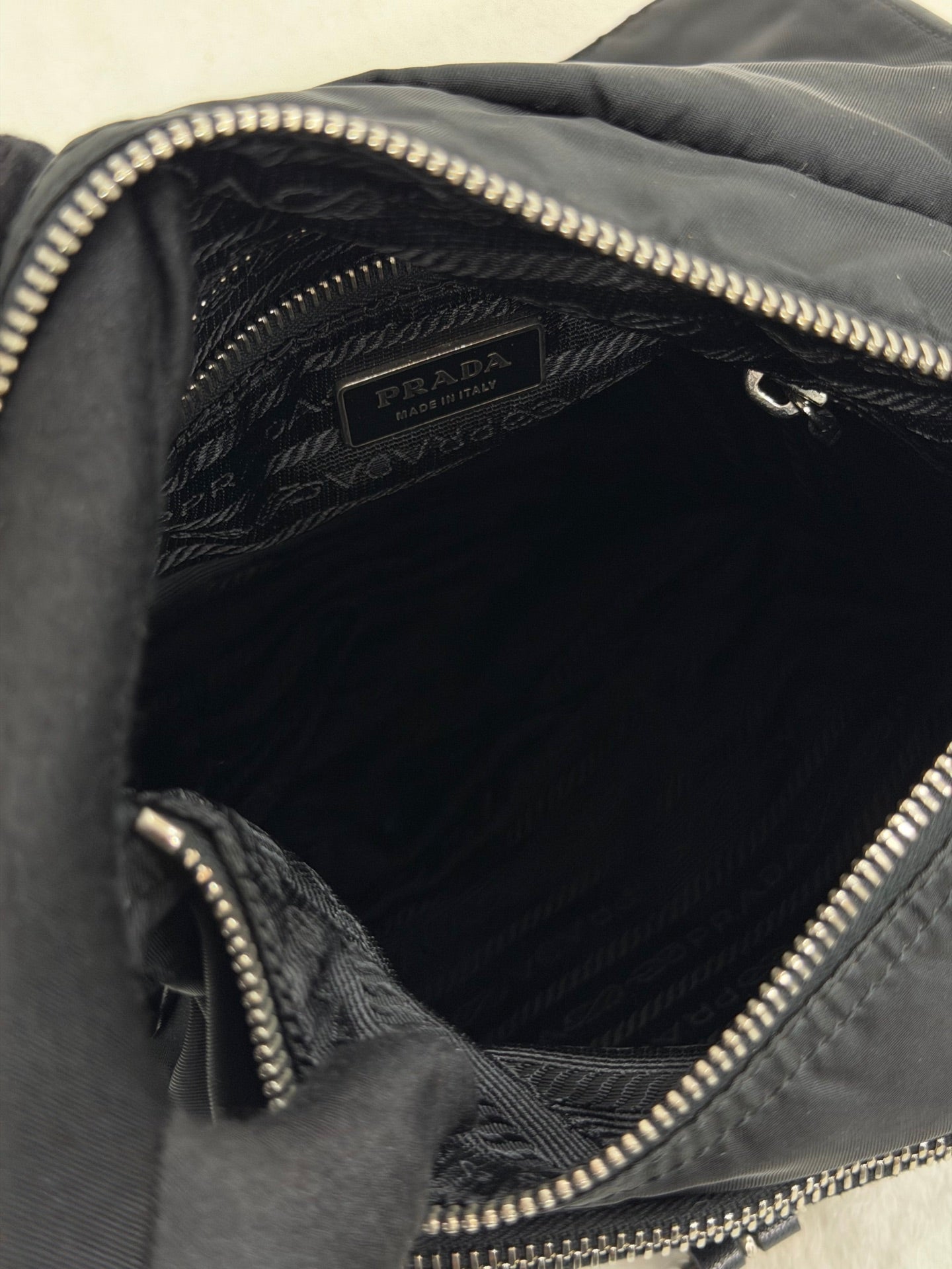 Prada Parachute Messenger Hobo Bag