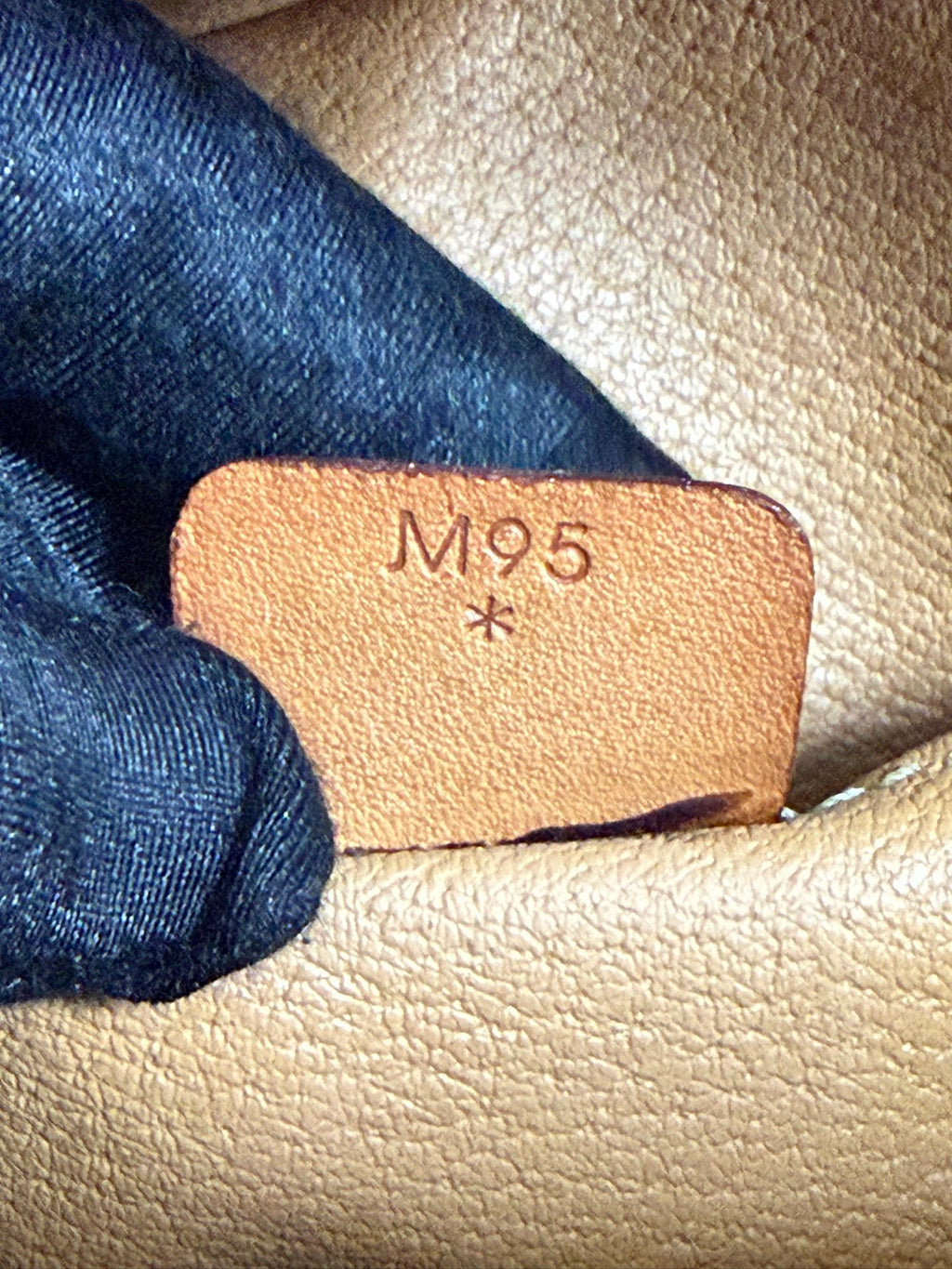 Celine Brown Macadam Gold Ring Cosmetic Bag