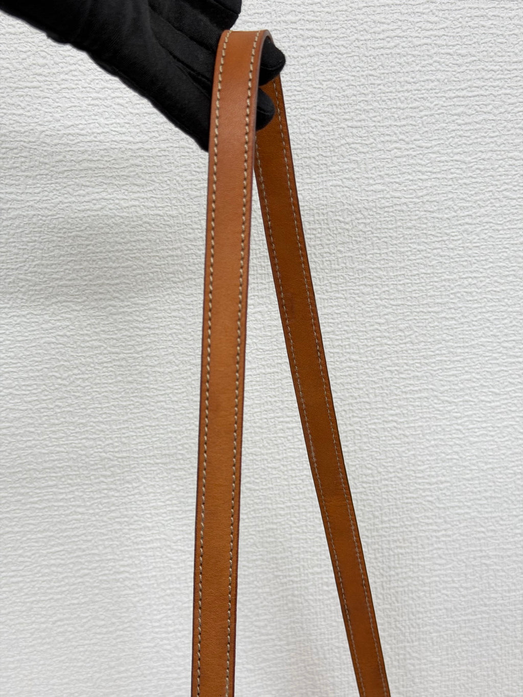 Celine Brown Macadam Gold Ring Cosmetic Bag