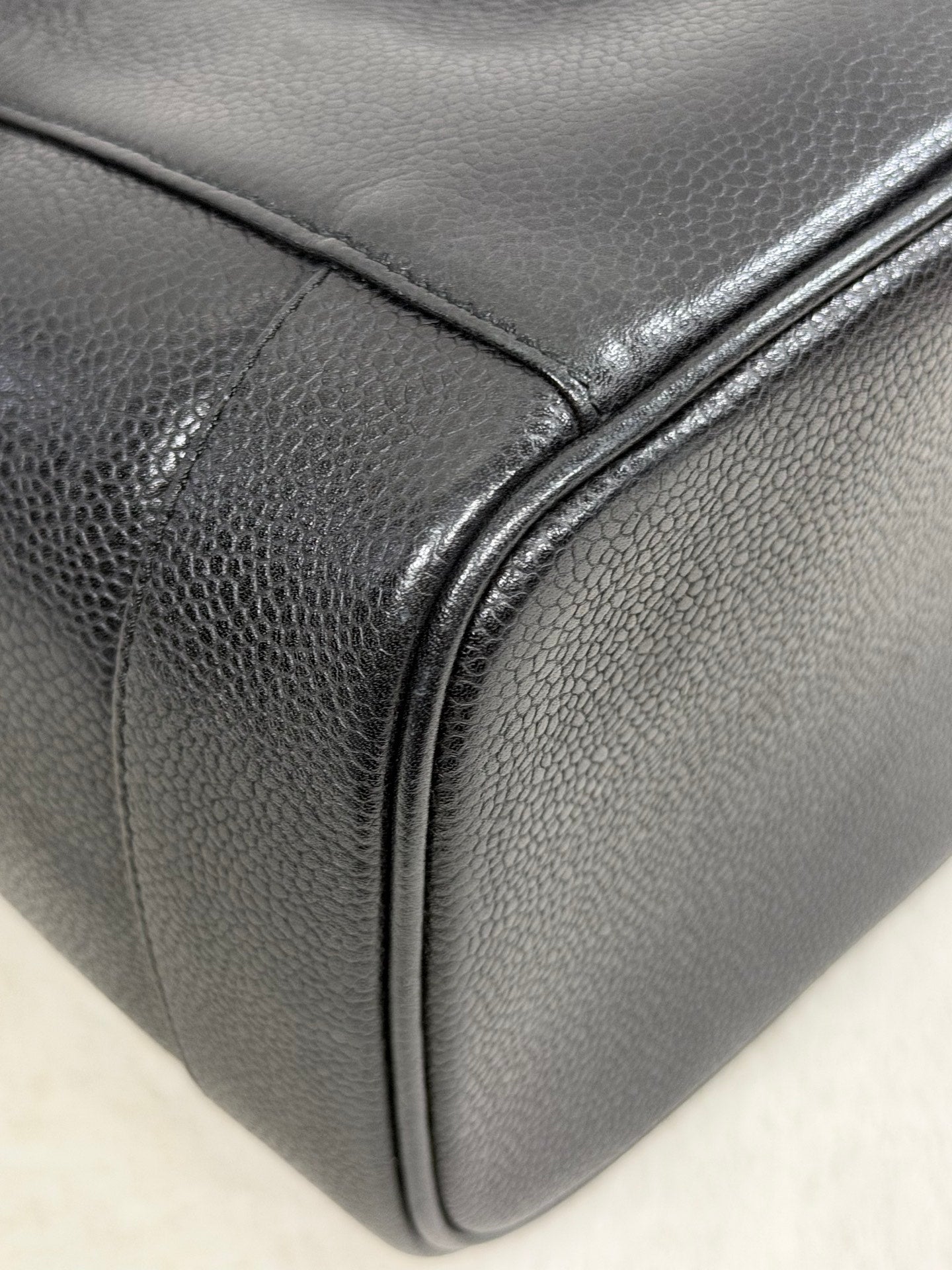 Chanel Caviar Skin Cosmetic Bag