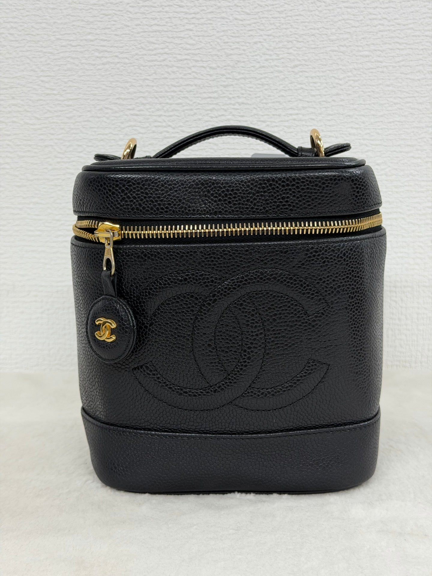 Chanel Caviar Skin Cosmetic Bag