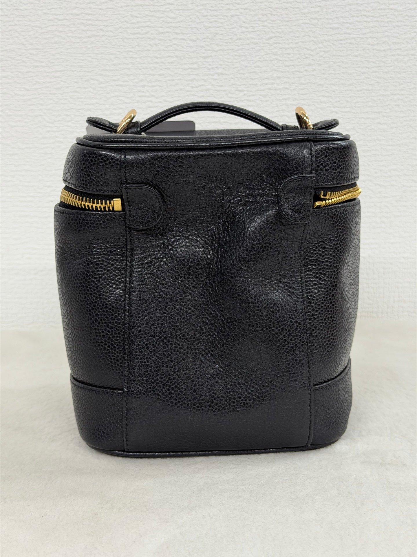 Chanel Caviar Skin Cosmetic Bag