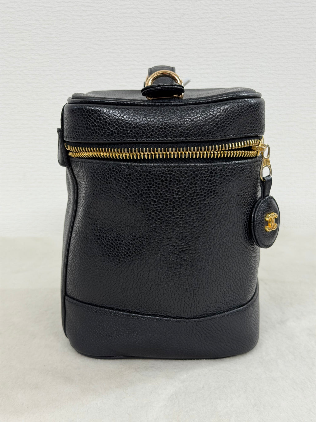 Chanel Caviar Skin Cosmetic Bag