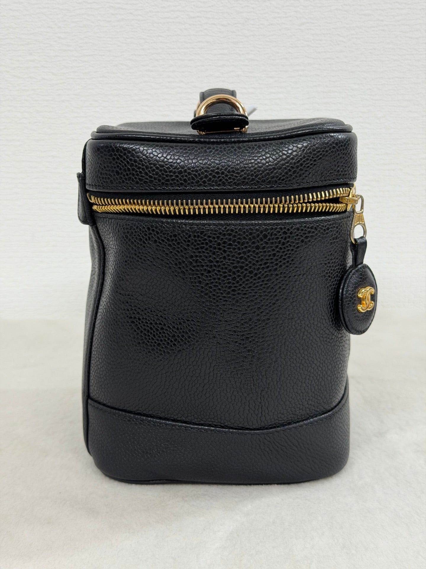 Chanel Caviar Skin Cosmetic Bag