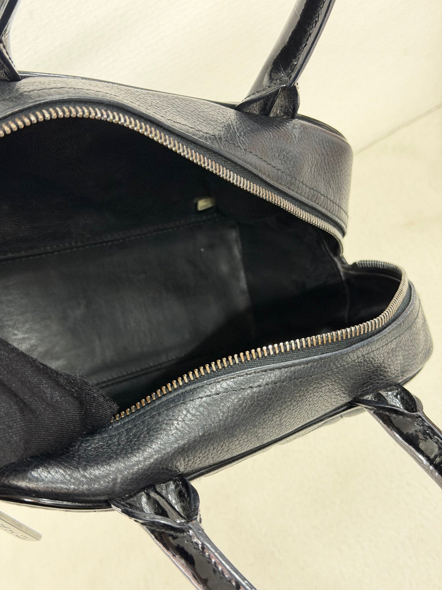 Chanel Caviar Quilted Logo Boston Bag