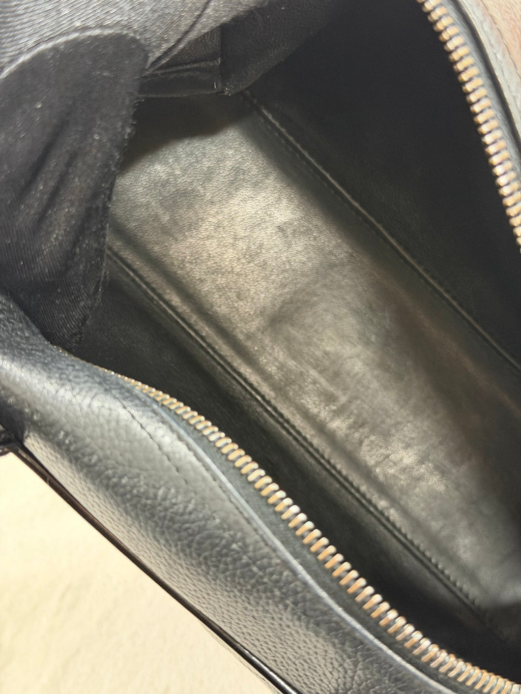 Chanel Caviar Quilted Logo Boston Bag