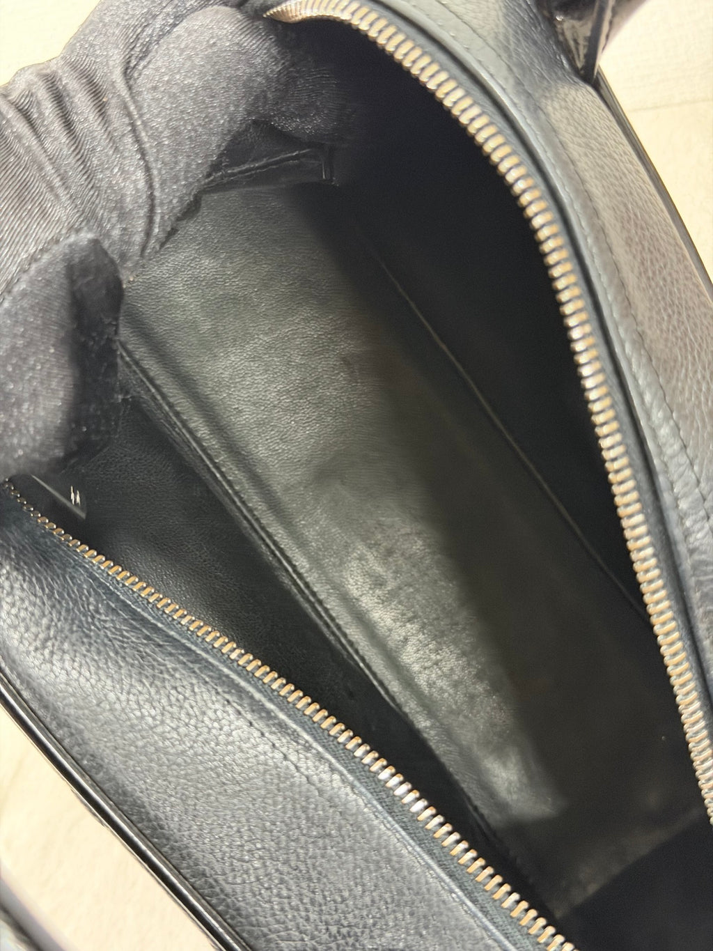 Chanel Caviar Quilted Logo Boston Bag