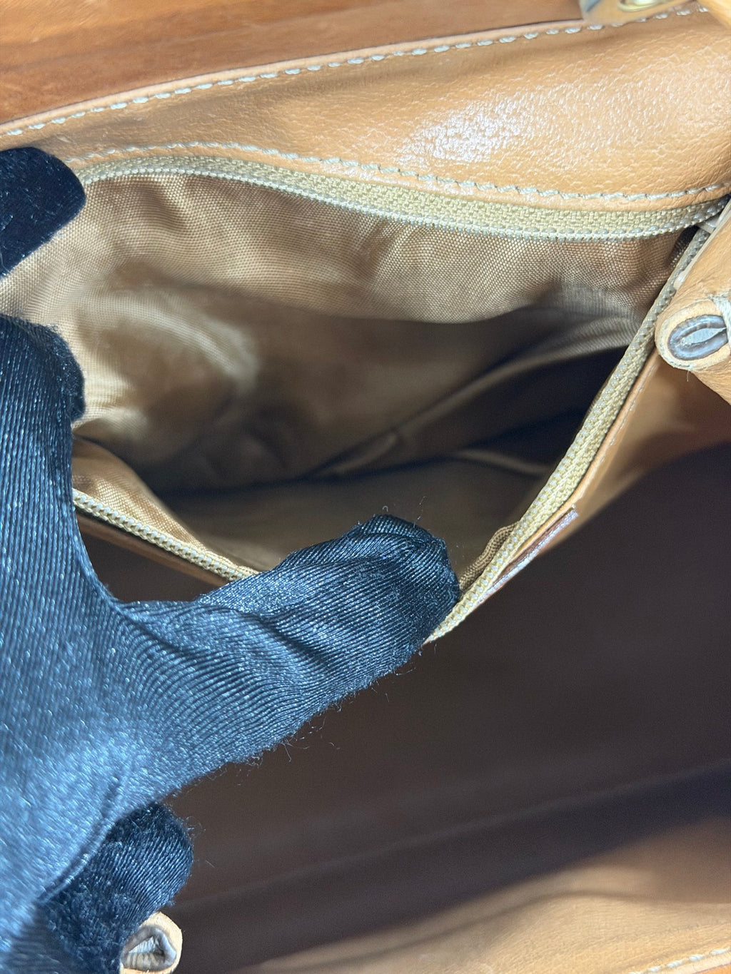 CELINE Macadam Drawstring Shoulder Bag