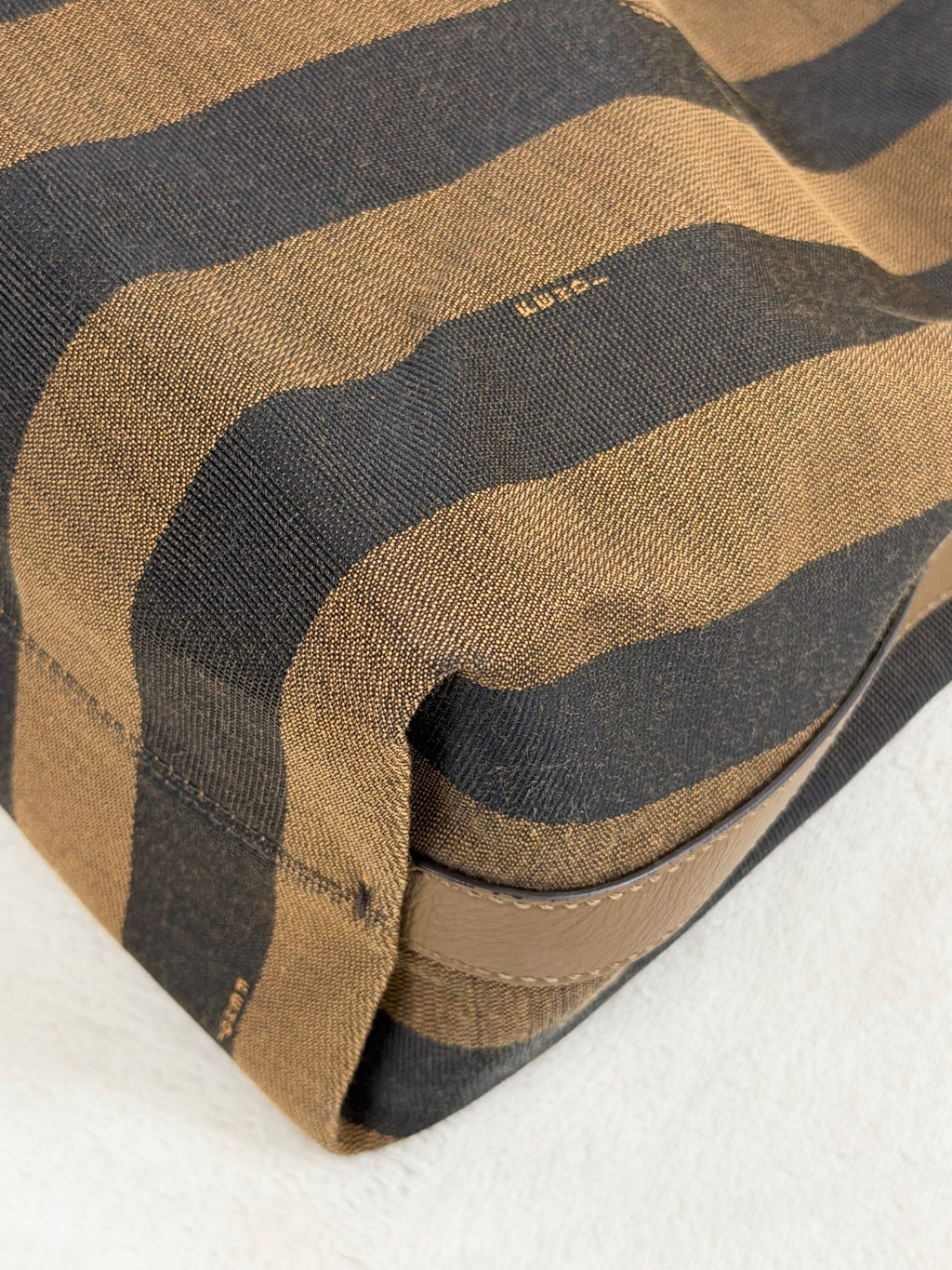 Fendi Walnut Wood Hobo Bag