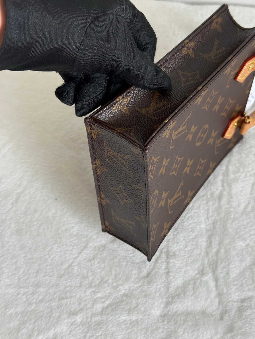 Louis Vuitton Petit Sac Plat Monogram Brown Bag