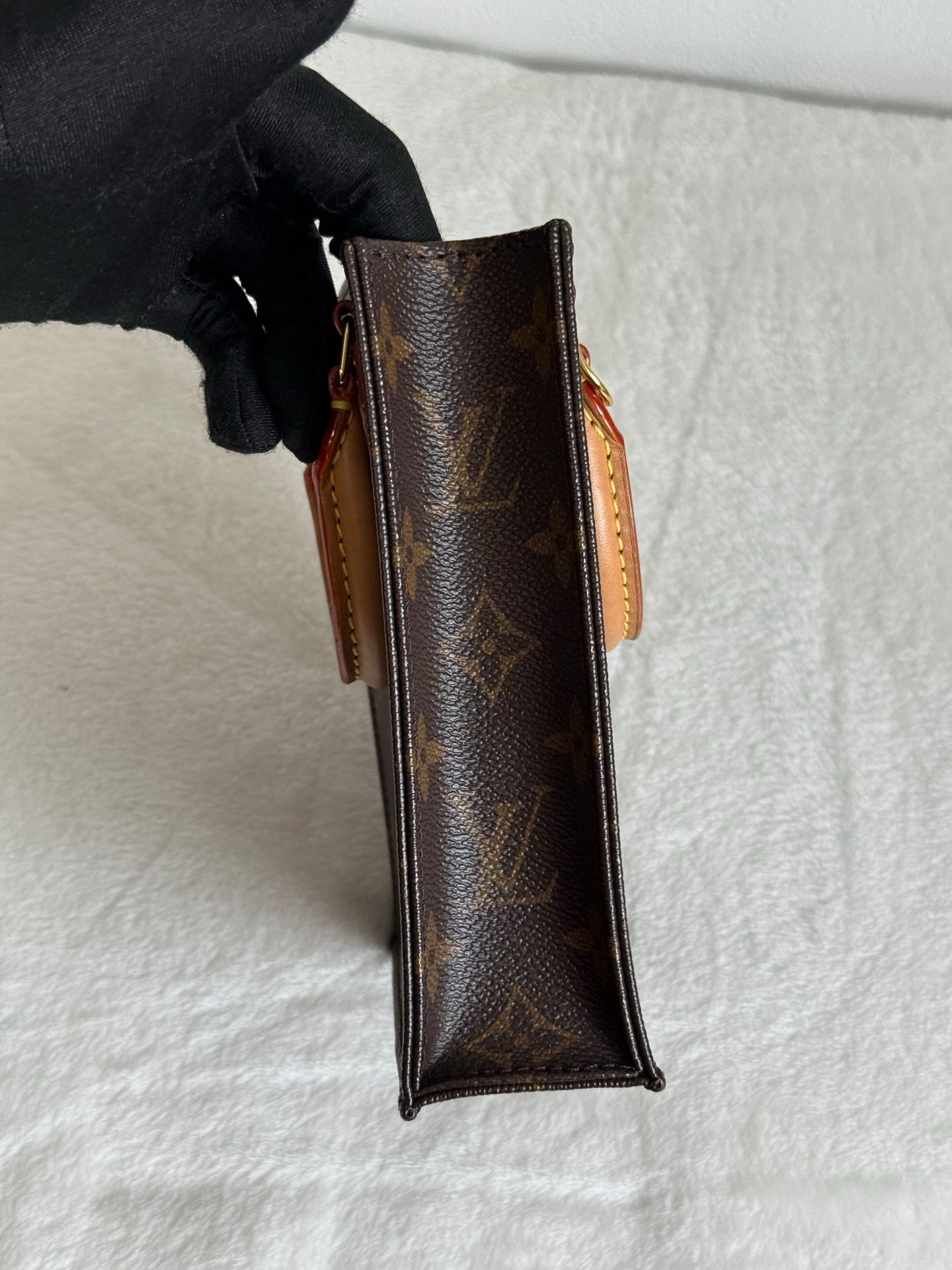 Louis Vuitton Petit Sac Plat Monogram Brown Bag