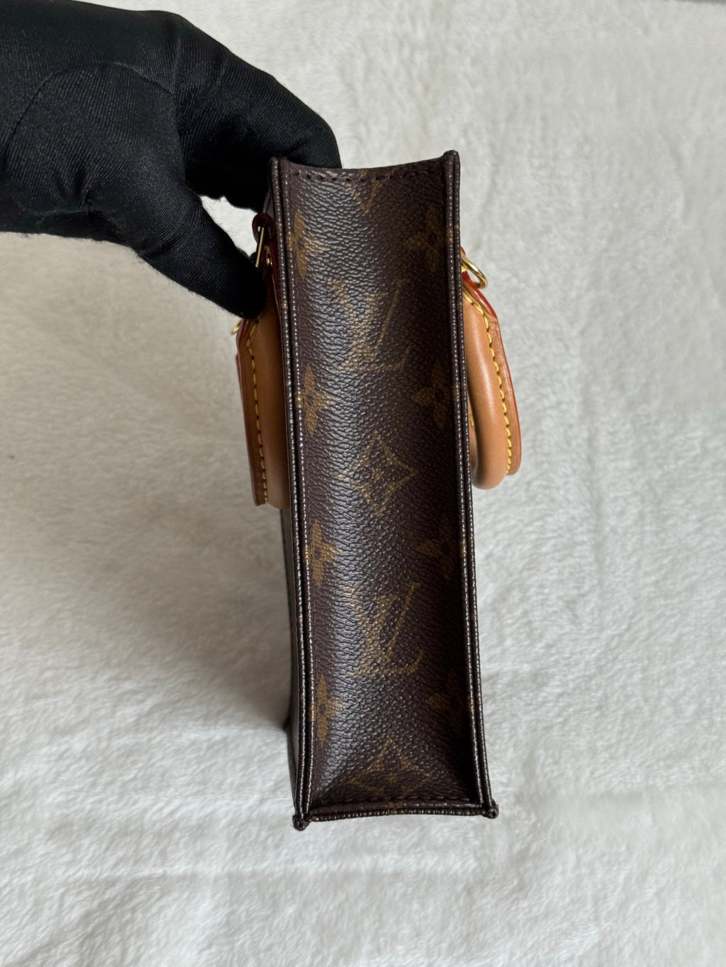 Louis Vuitton Petit Sac Plat Monogram Brown Bag