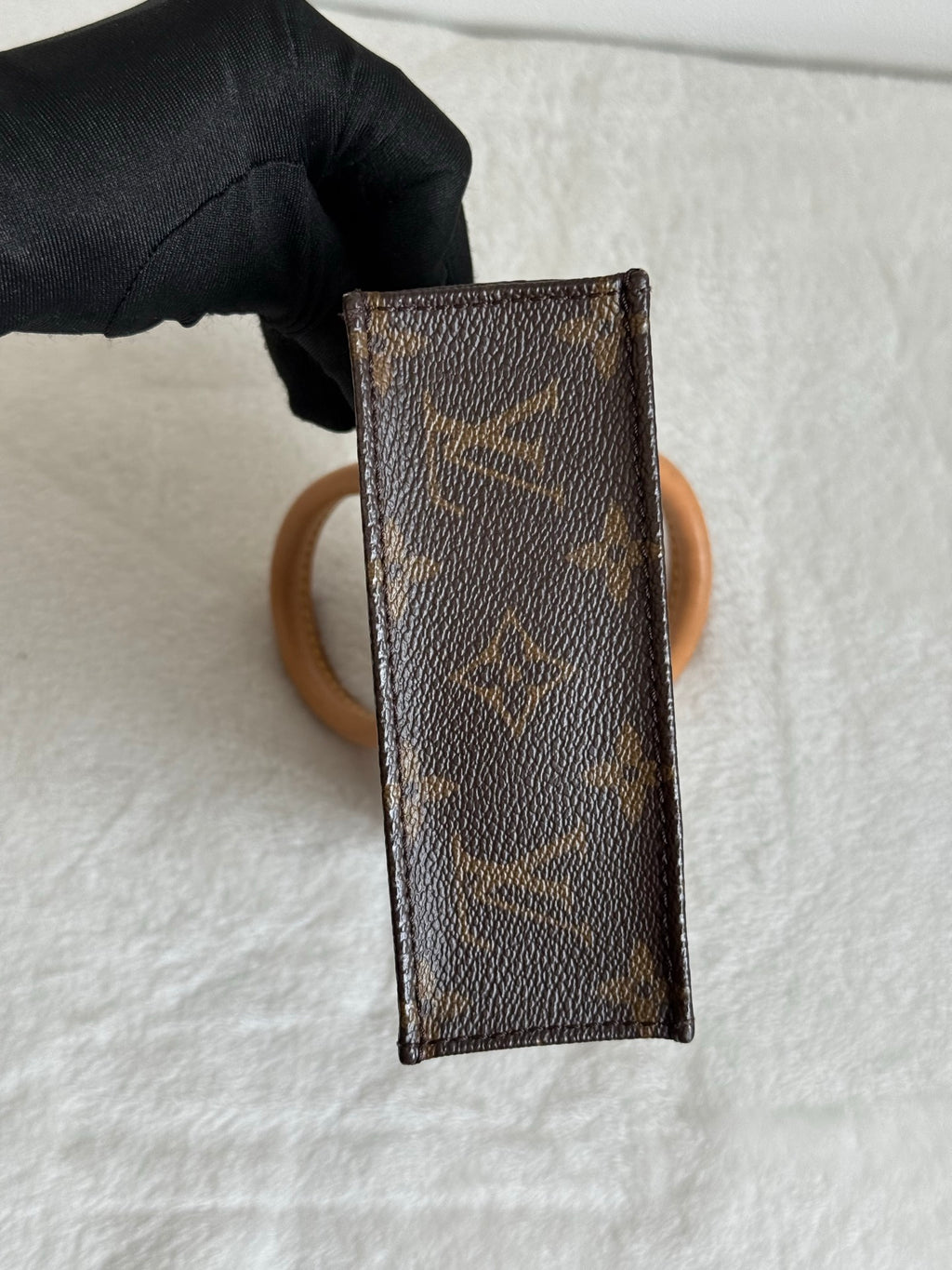Louis Vuitton Petit Sac Plat Monogram Brown Bag