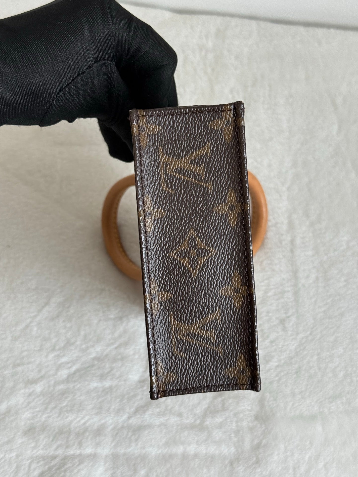 Louis Vuitton Petit Sac Plat Monogram Brown Bag