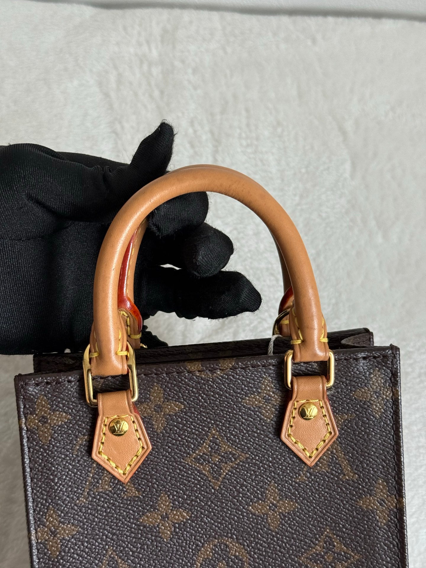 Louis Vuitton Petit Sac Plat Monogram Brown Bag