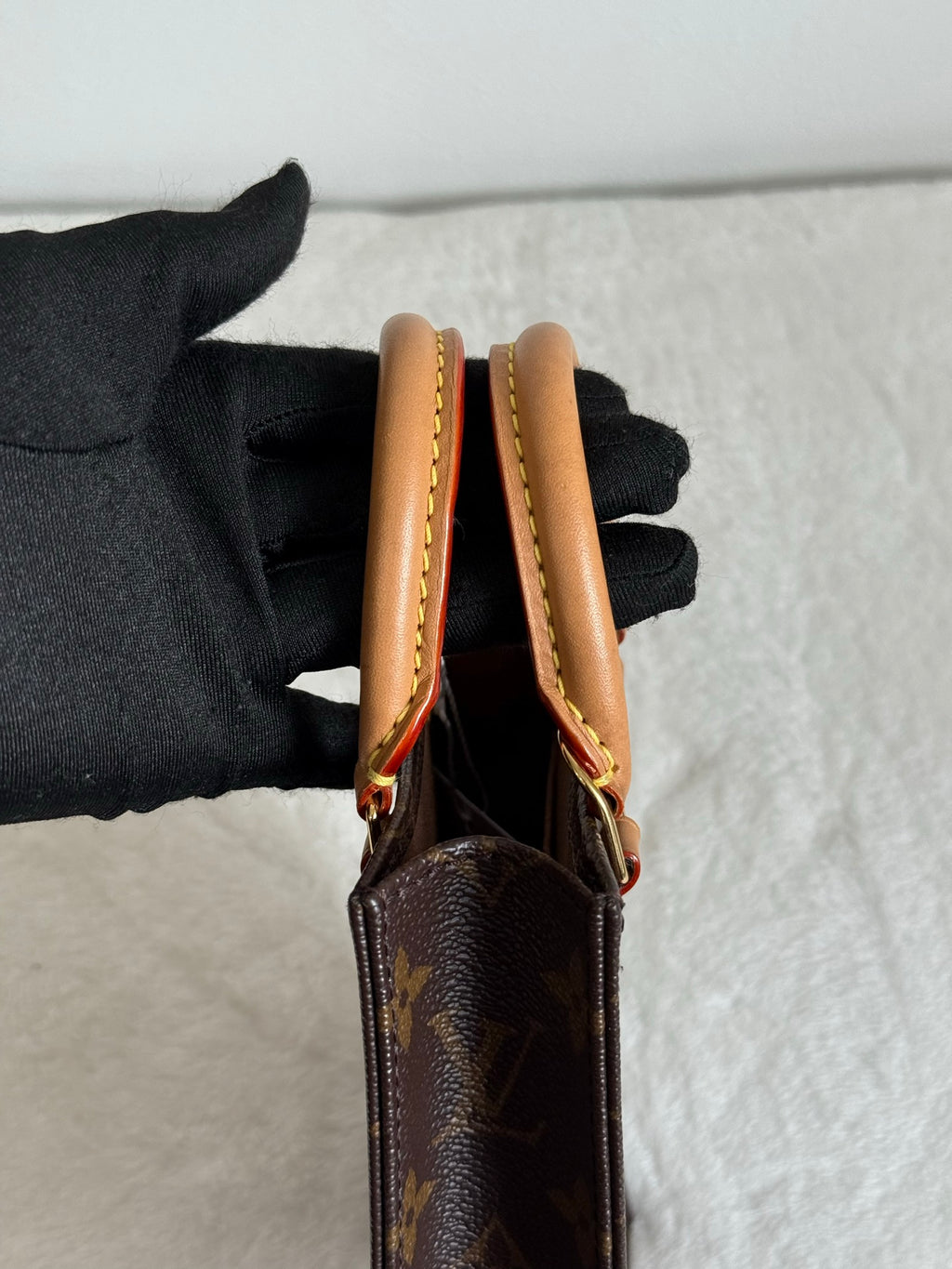 Louis Vuitton Petit Sac Plat Monogram Brown Bag